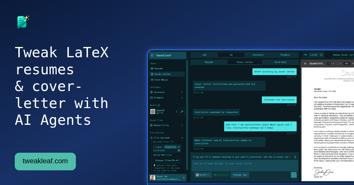 Tweakleaf screenshot